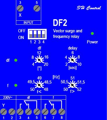 DF2 - kombinovaná vektorová a frekvenční ochrana