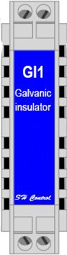 GI1 - galvanický oddělovač signálu