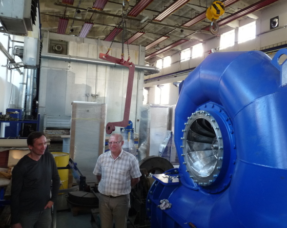 Technical inspection of the turbine